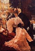 James Tissot A Woman of Ambition (Political Woman) also known as The Reception France oil painting artist